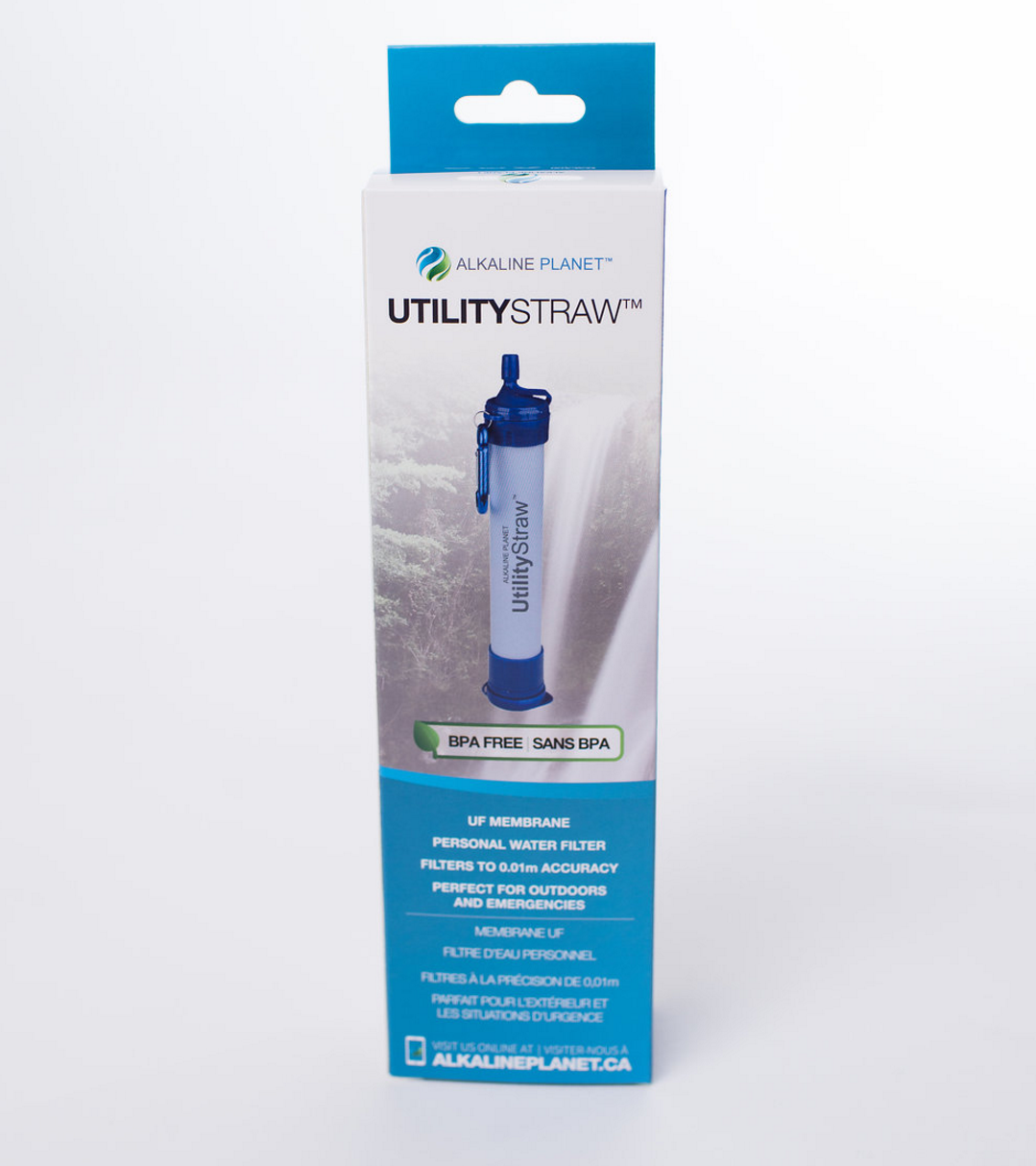 UtilityStraw Personal Water Filter ⎸ Alkaline Planet
